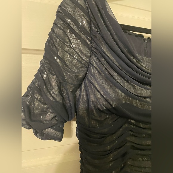 Adrianna Papell Evening Sequinned Dress - Picture 2 of 6